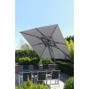 Parasol déporté Sun Garden - Easy Sun 320 carré sans volants - toile Olefin Titanium
