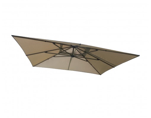 Toile de remplacement en Taupe en Olefin pour Sun - Garden Easy Sun parasol 320 Carré