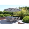 Toile de remplacement en Anthracite en Polyester pour Sun - Garden Easy Sun parasol 375 XL